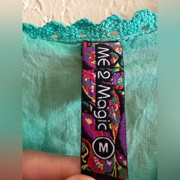 Anthropologie Me 2 Magic Floral Maxi Dress Tropical Resort-wearViscose M Summer - Picture 5 of 12